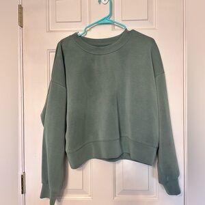 Lululemon Softstreme perfectly oversized cropped crew